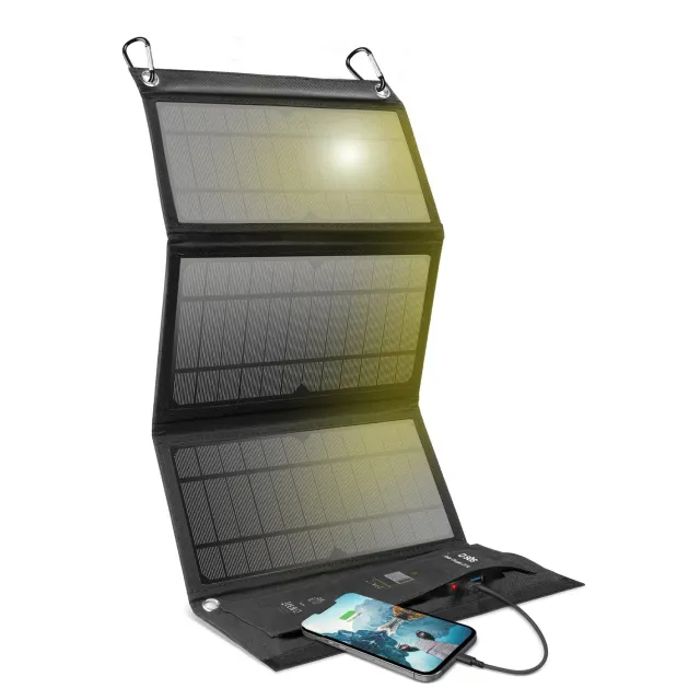 SBS Solarladegerät 21W 2x USB-A für Outdoor