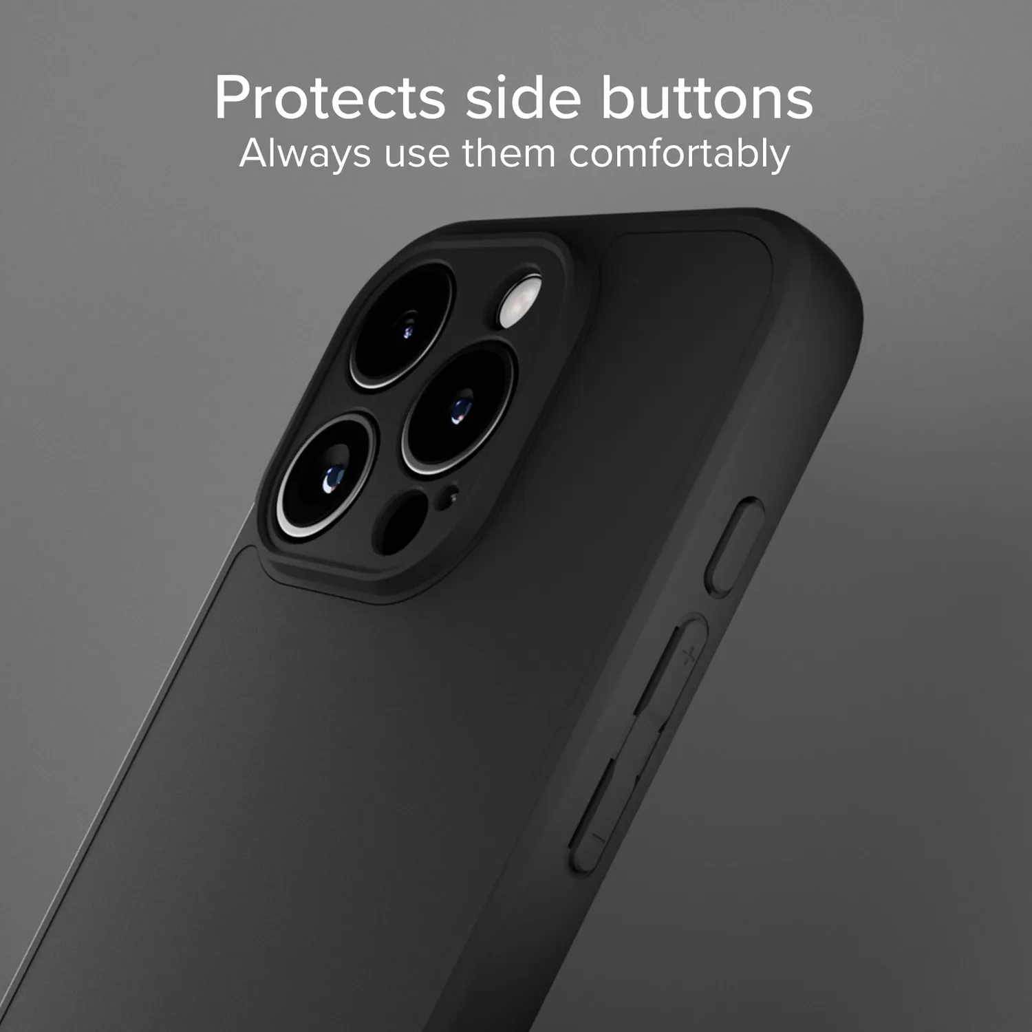 SBS D3O iPhone 15 Pro Max Handyhülle schwarz stoßfest