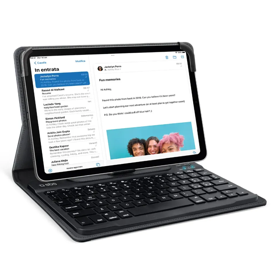 SBS Universal Wireless Tastatur Hülle 11 Zoll QWERTY