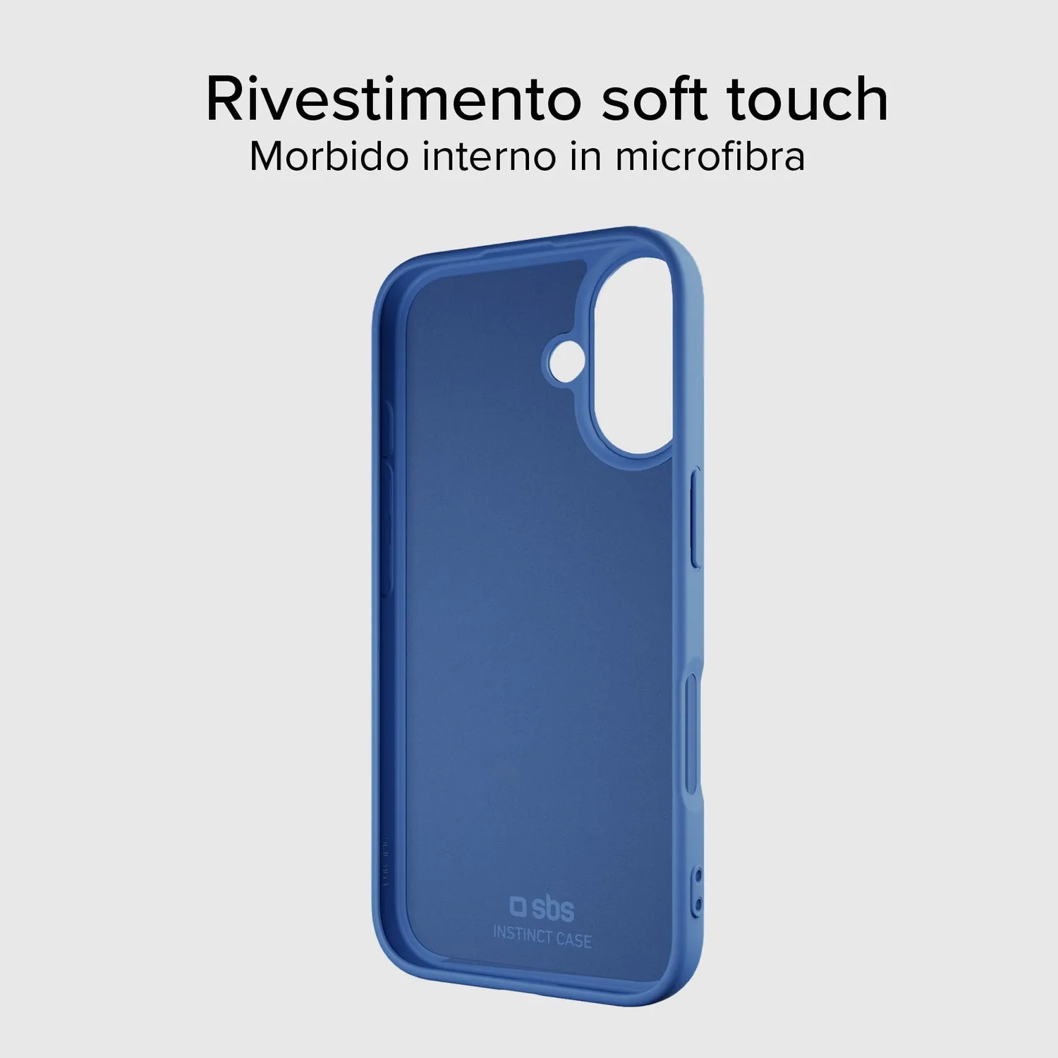 SBS Instinct Mag iPhone 16 MagSafe Hülle Schwarz Soft-Touch