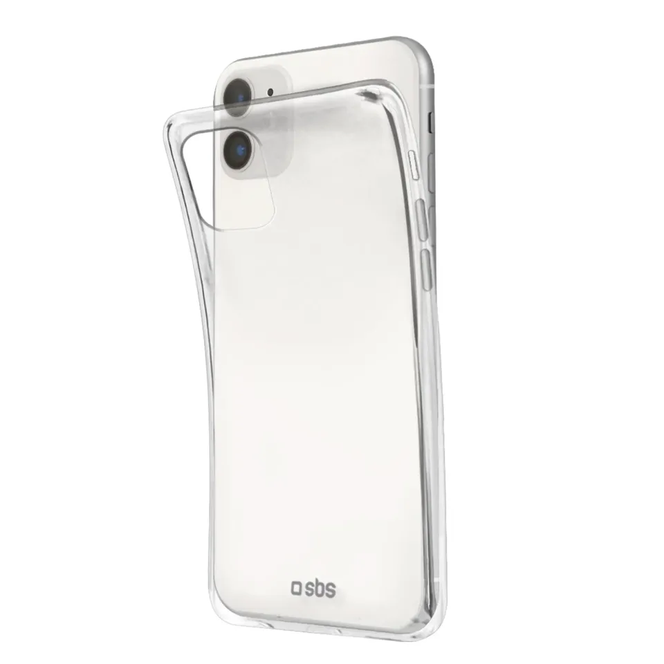 SBS Skinny iPhone 11 Hülle Transparent dünn