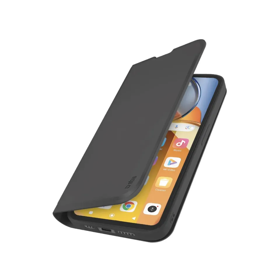 SBS Wallet Smooth Handyhülle Xiaomi Redmi 13C Schwarz