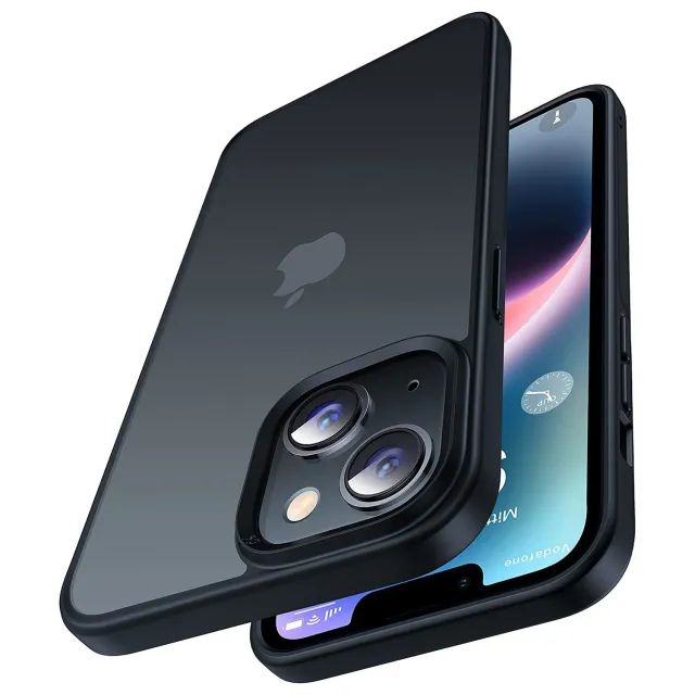 arktis Sector Slim iPhone 14 Plus Hülle Full Black matt