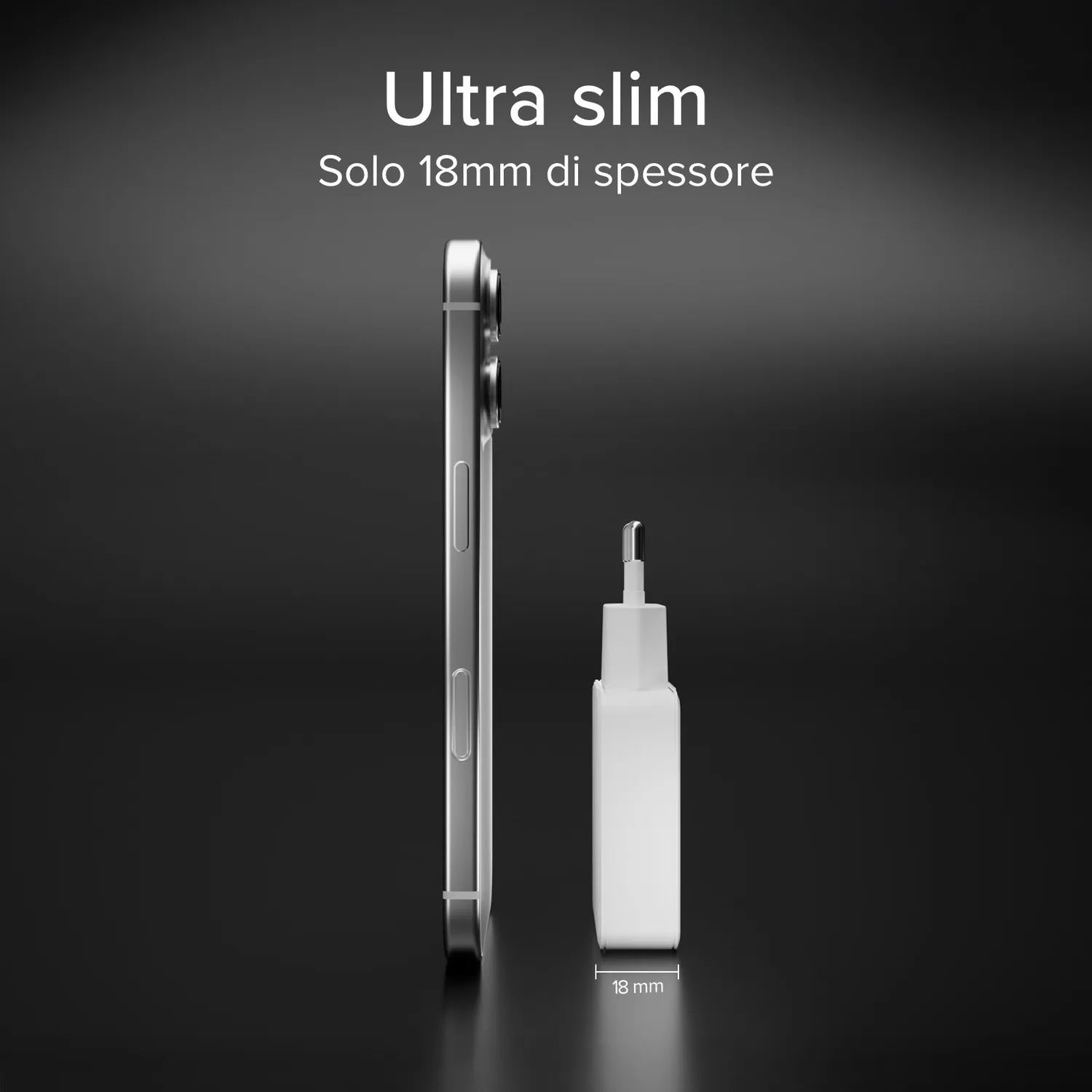 SBS 65W Dual USB-C Ladegerät ultraflach GaN
