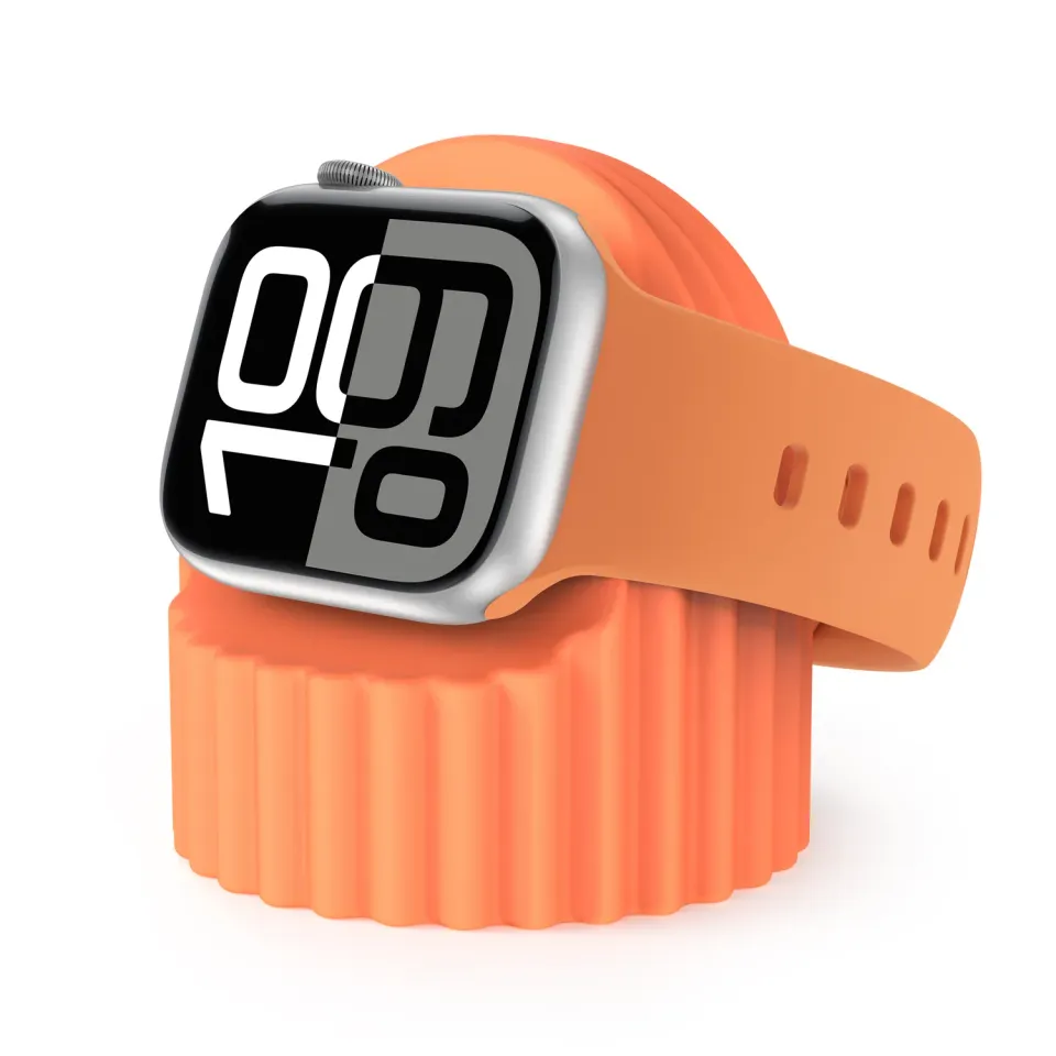 arktis Luna Apple Watch Ladestation Silikon Dock
