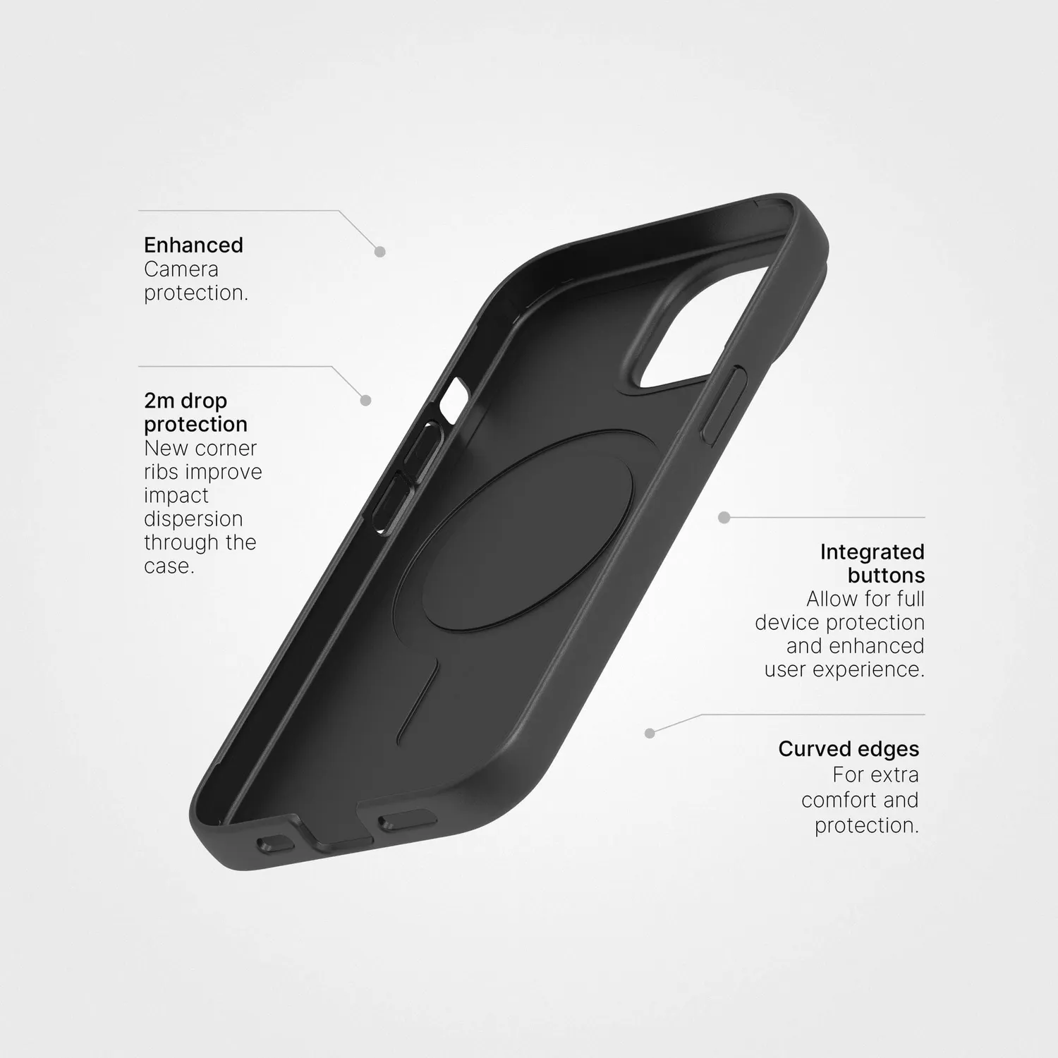 agood company CLRPRTCT iPhone 15 Handyhülle transparent Pippi