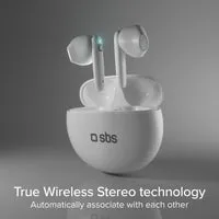 SBS Pure Drops TWS Kopfhörer ENC schwarz