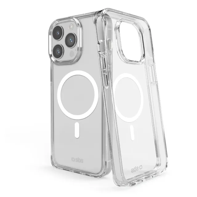 SBS MagSafe Hülle für iPhone 16 Pro transparent