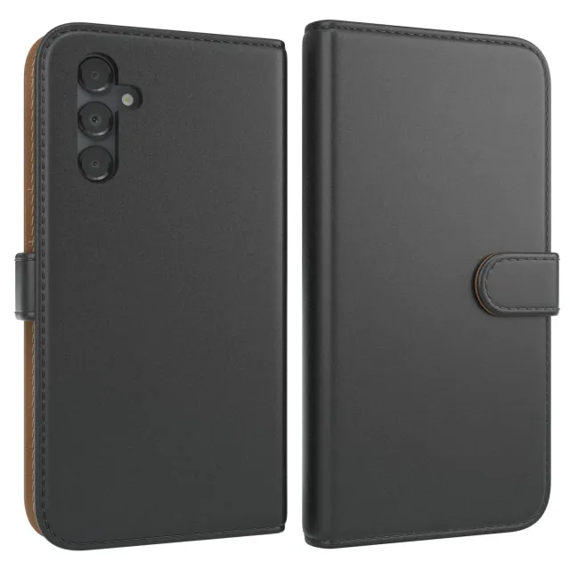 EAZY CASE Galaxy A14 5G Klapphülle Schwarz Book Standfunktion