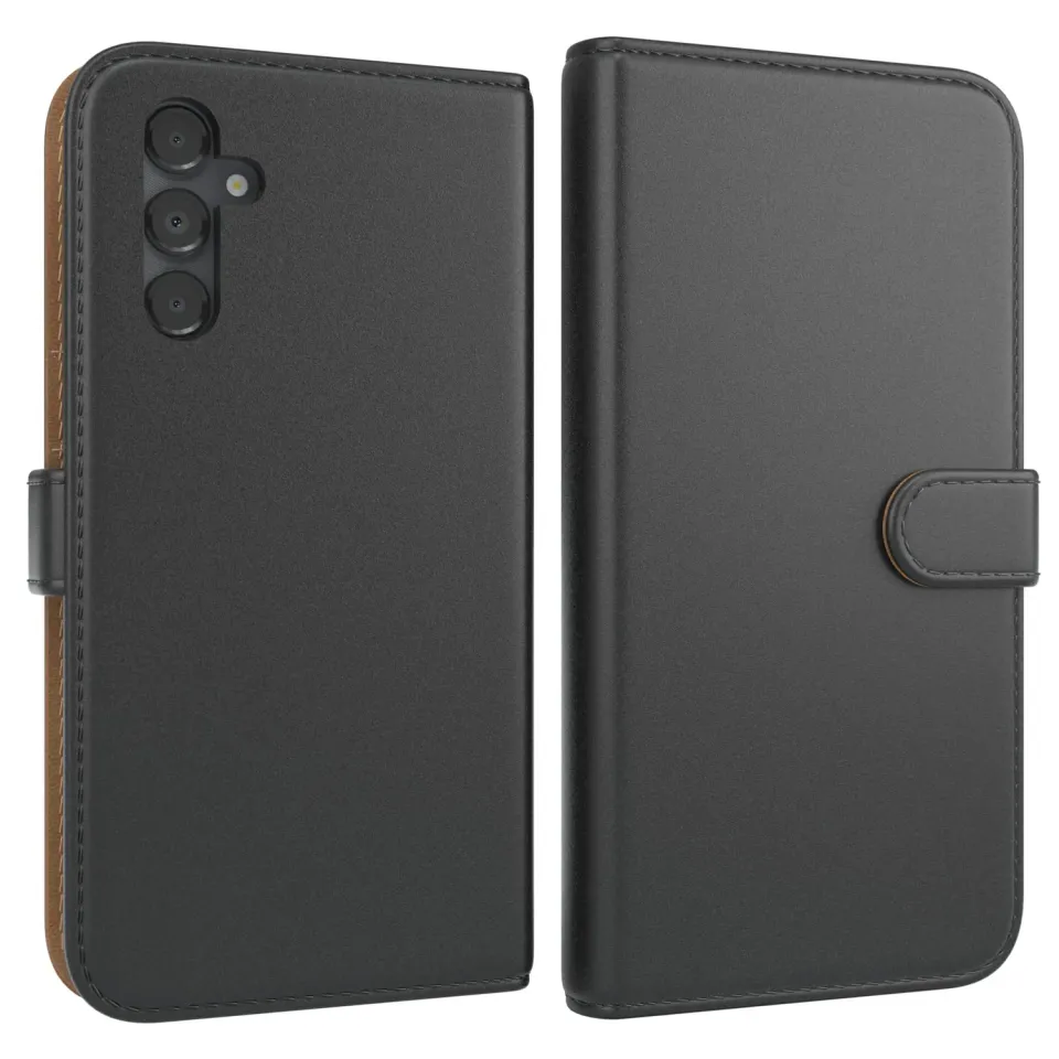 EAZY CASE Galaxy A14 5G Klapphülle Schwarz Book Standfunktion
