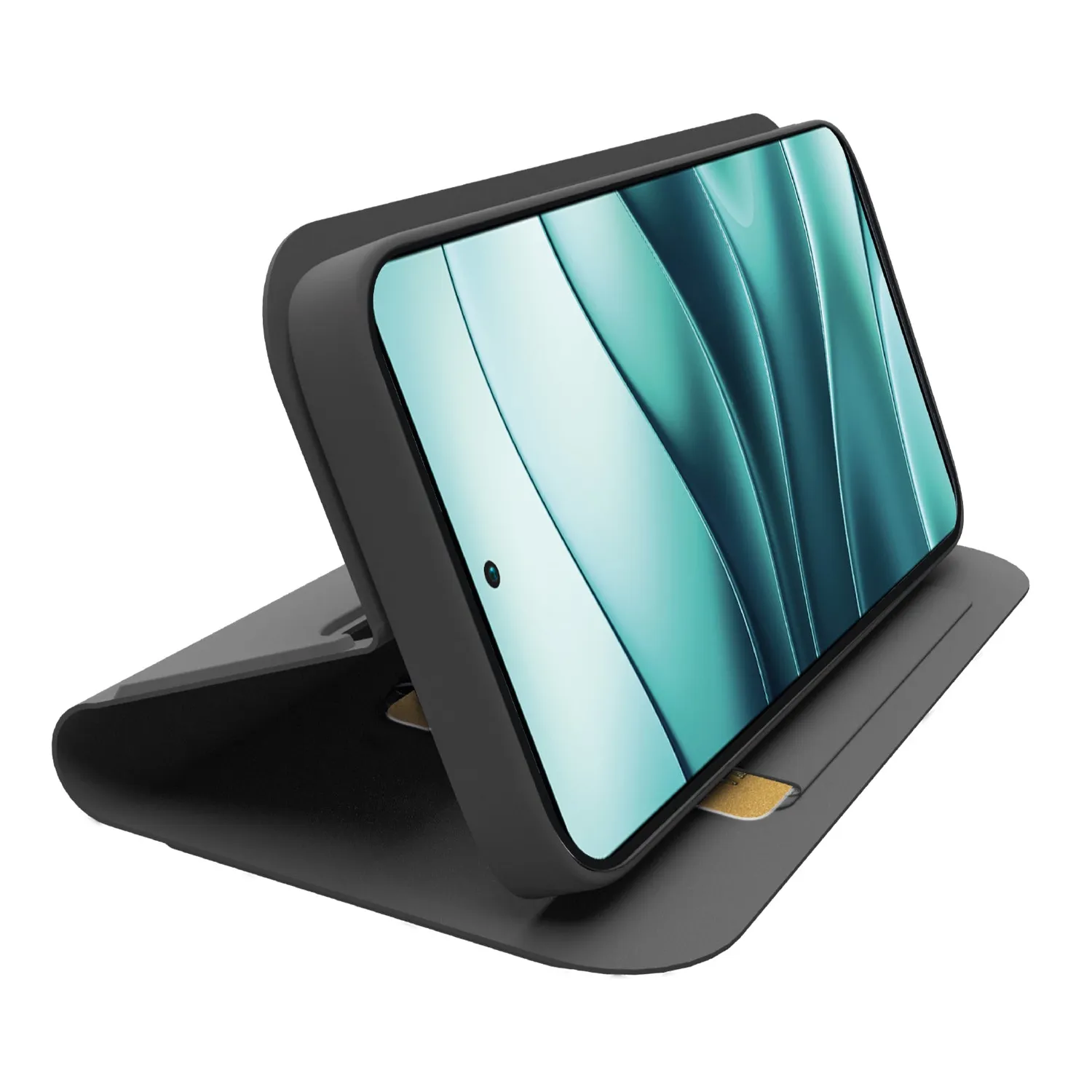 SBS Wallet Smooth Klapphülle Redmi Note 14 schwarz mit Stand