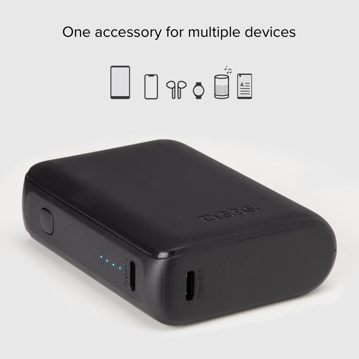 SBS Powerbank 10000 mAh Schwarz ultrakompakt