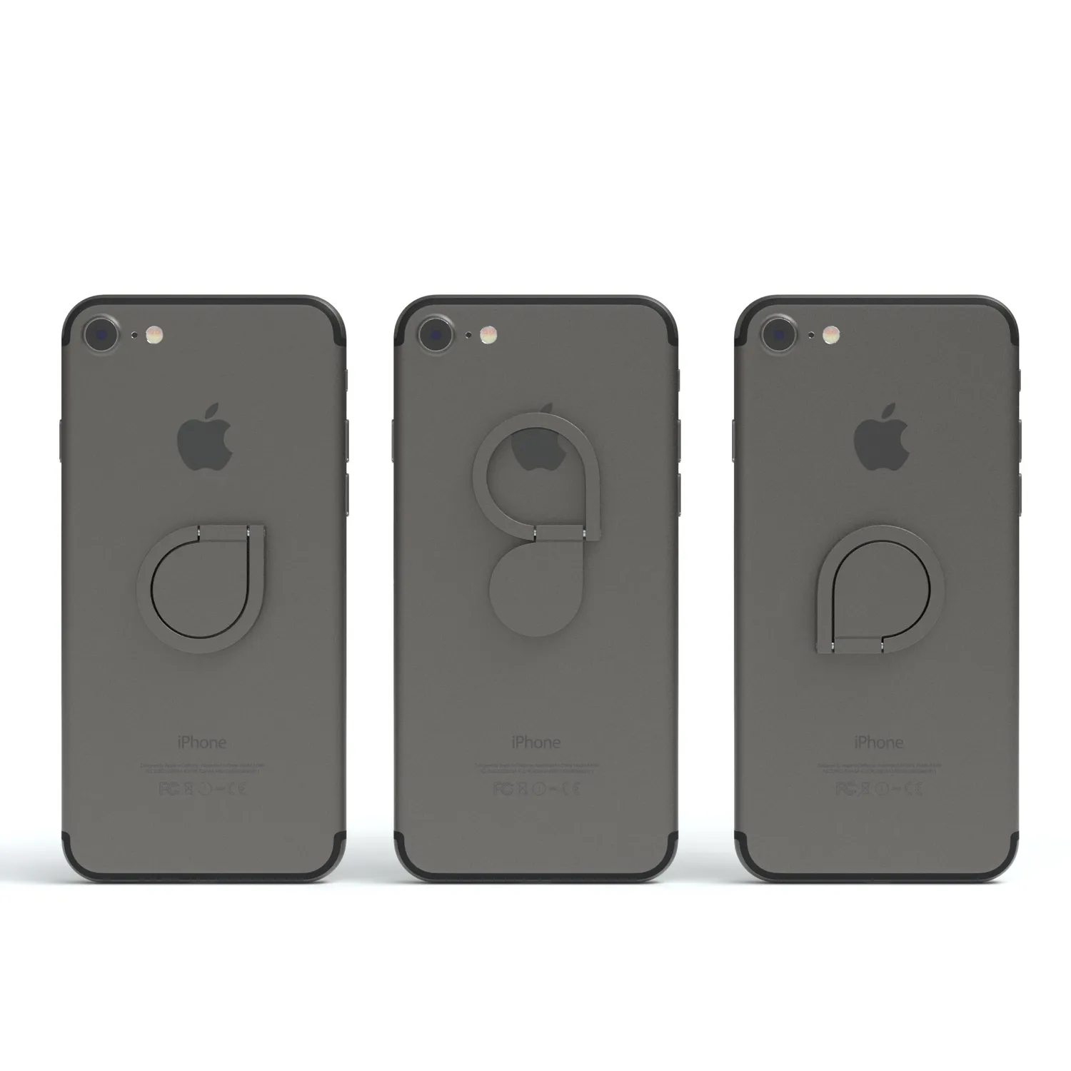 EAZY CASE Drop Fingerring Handyhalterung 360° Anthrazit Ständer