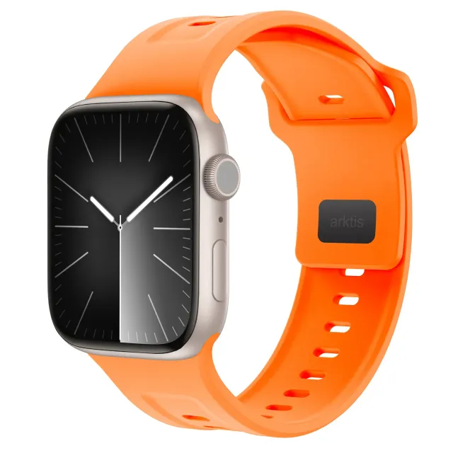 arktisband Sweat FKM Sportarmband Orange 44mm elastisch