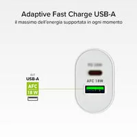 SBS 20W Wandladegerät USB-C USB-A Dual PD