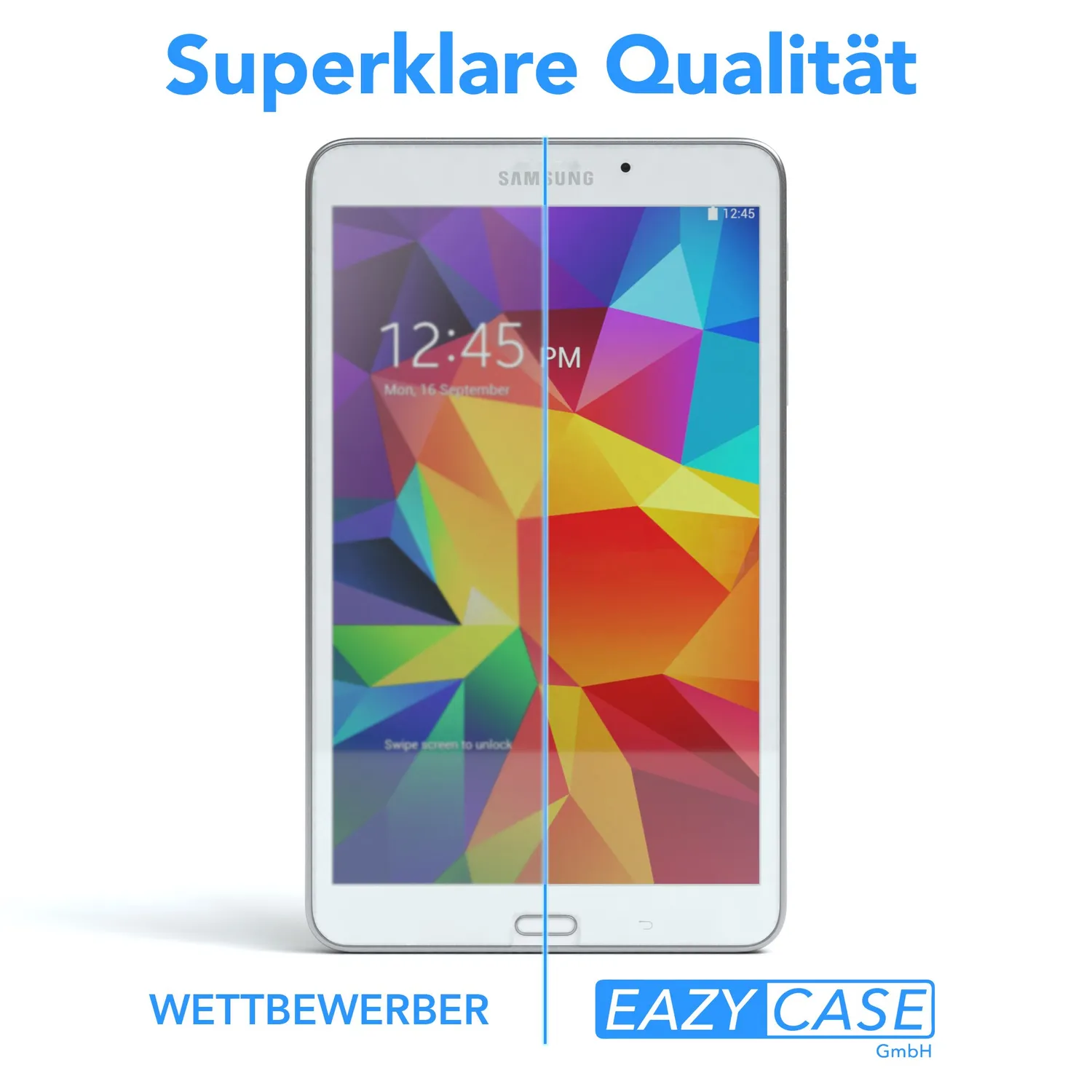 EAZY CASE Galaxy Tab 4 8.0 Glasfolie transparent 9H