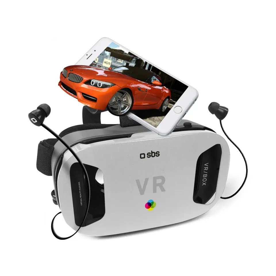 SBS VR-Brille Handy 4,7-6 Zoll Kopfhörer schwarz