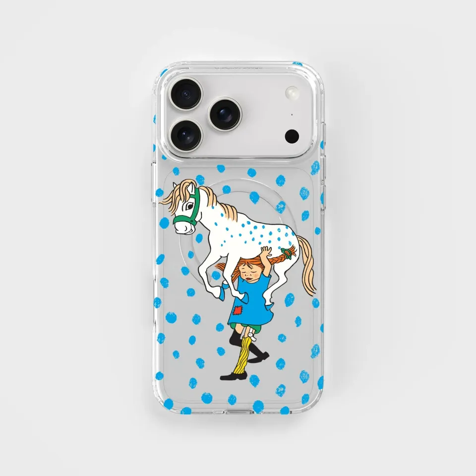 agood company CLRPRTCT iPhone 17 Pro Max Handyhülle Carrying Horse klar
