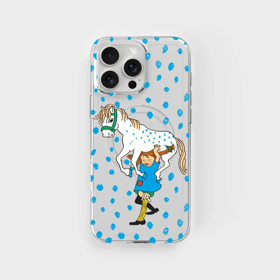 agood company CLRPRTCT iPhone 16 Pro Max Handyhülle transparent Pippi