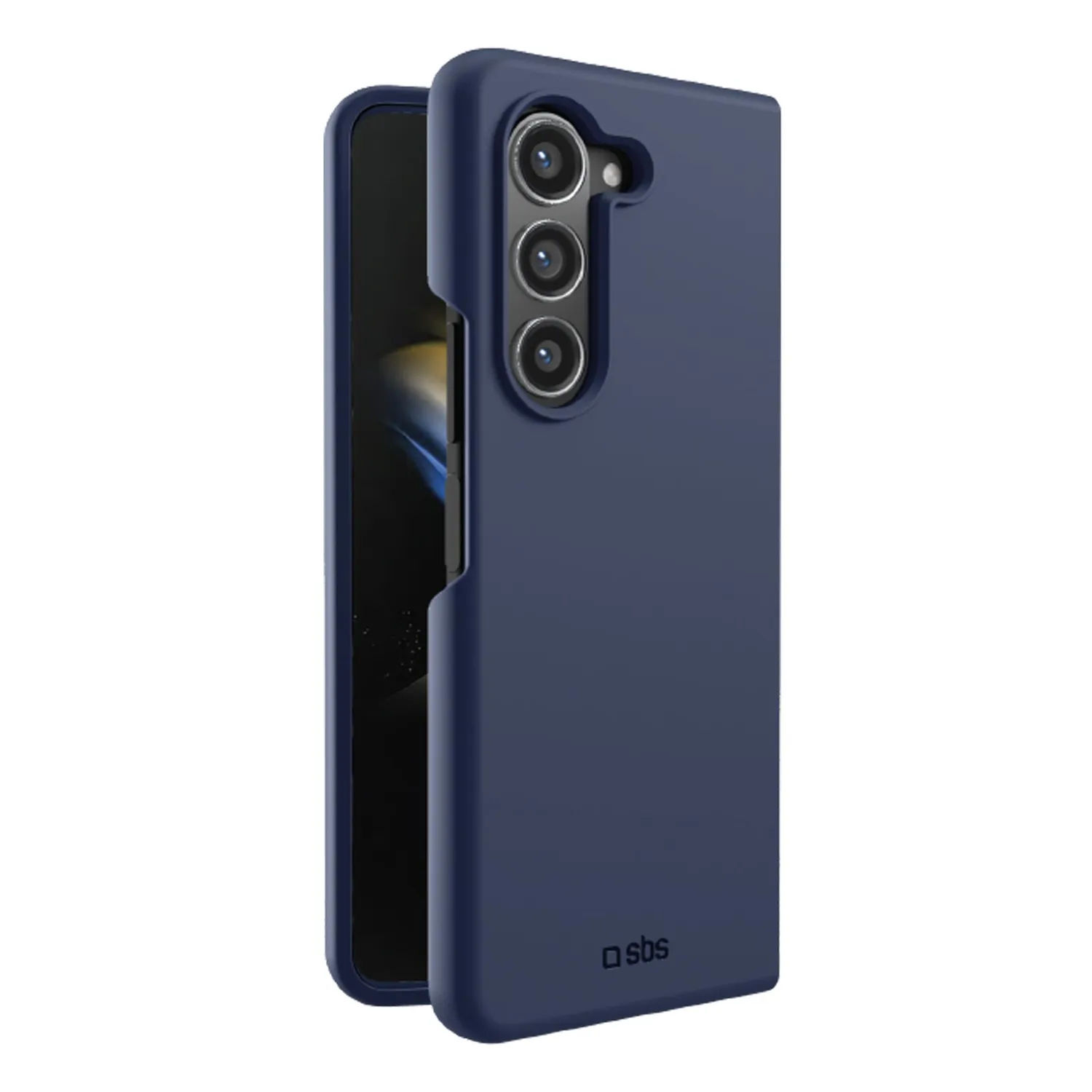 SBS Polo Fold Silikon-Cover Samsung Z Fold 5 blau dünn