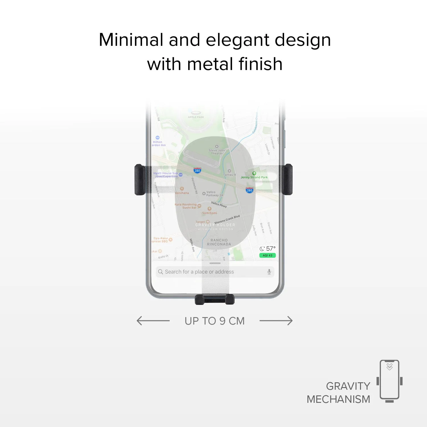 SBS Gravity Auto Handyhalterung Lüftung