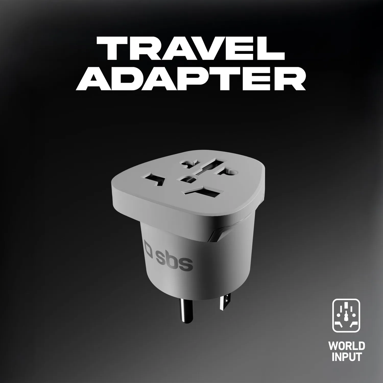 SBS Reiseadapter Typ B Universal USA 2500W kompakt