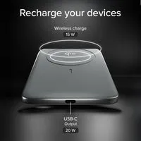 SBS Qi2 Powerbank 5000mAh magnetisch 15W LED
