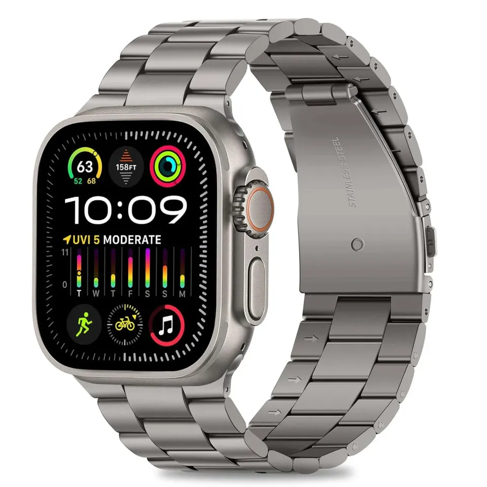 arktisband Apple Watch Ultra Edelstahl-Armband Titan