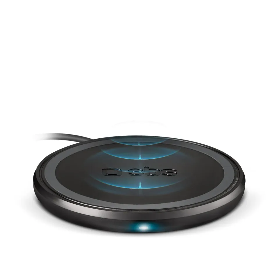 SBS Qi Wireless Charger Ladestation 10 Watt schwarz