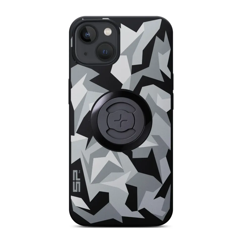 SP Connect Edition Handyhülle Geo Camo Grau mit Halterung