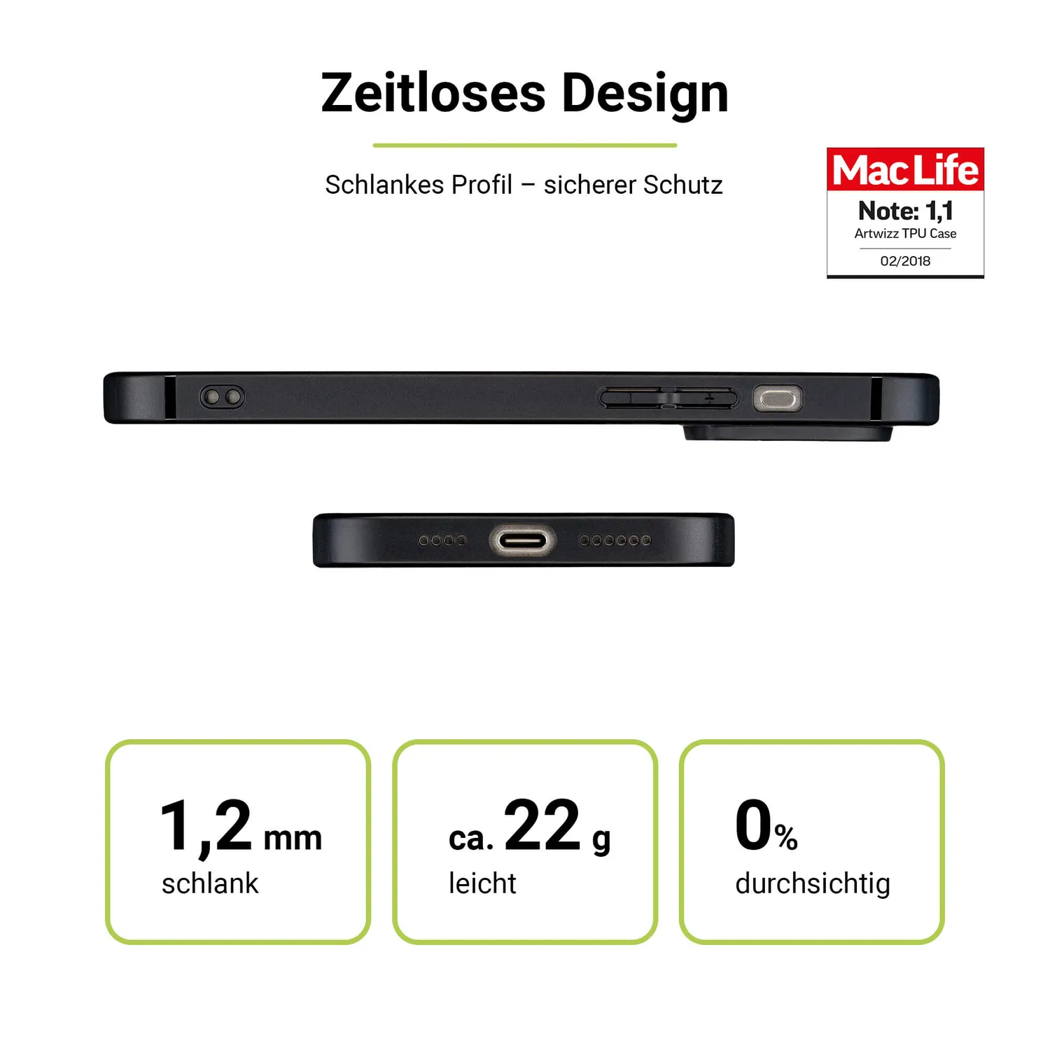 Artwizz TPU Case iPhone 16 Pro Max Hülle schlank klar