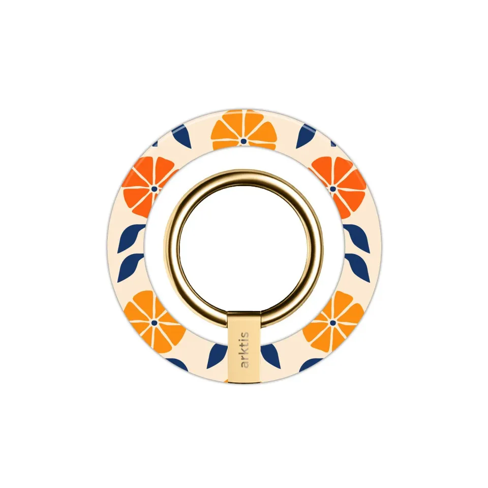 arktis Modern Sunflower MagSafe Ringhalter Gold Ständer