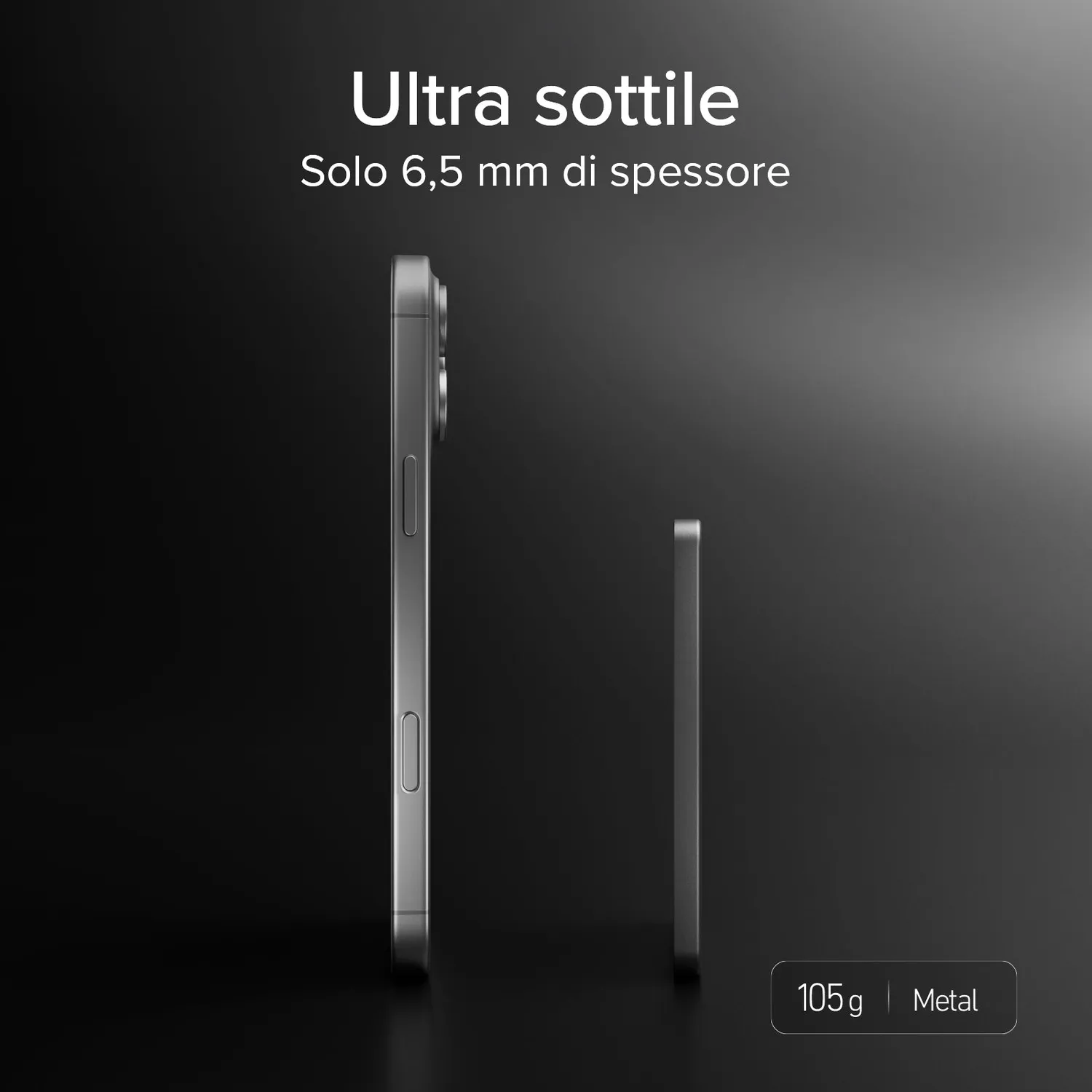 SBS Extra-Slim 5000mAh Powerbank magnetisch 15W