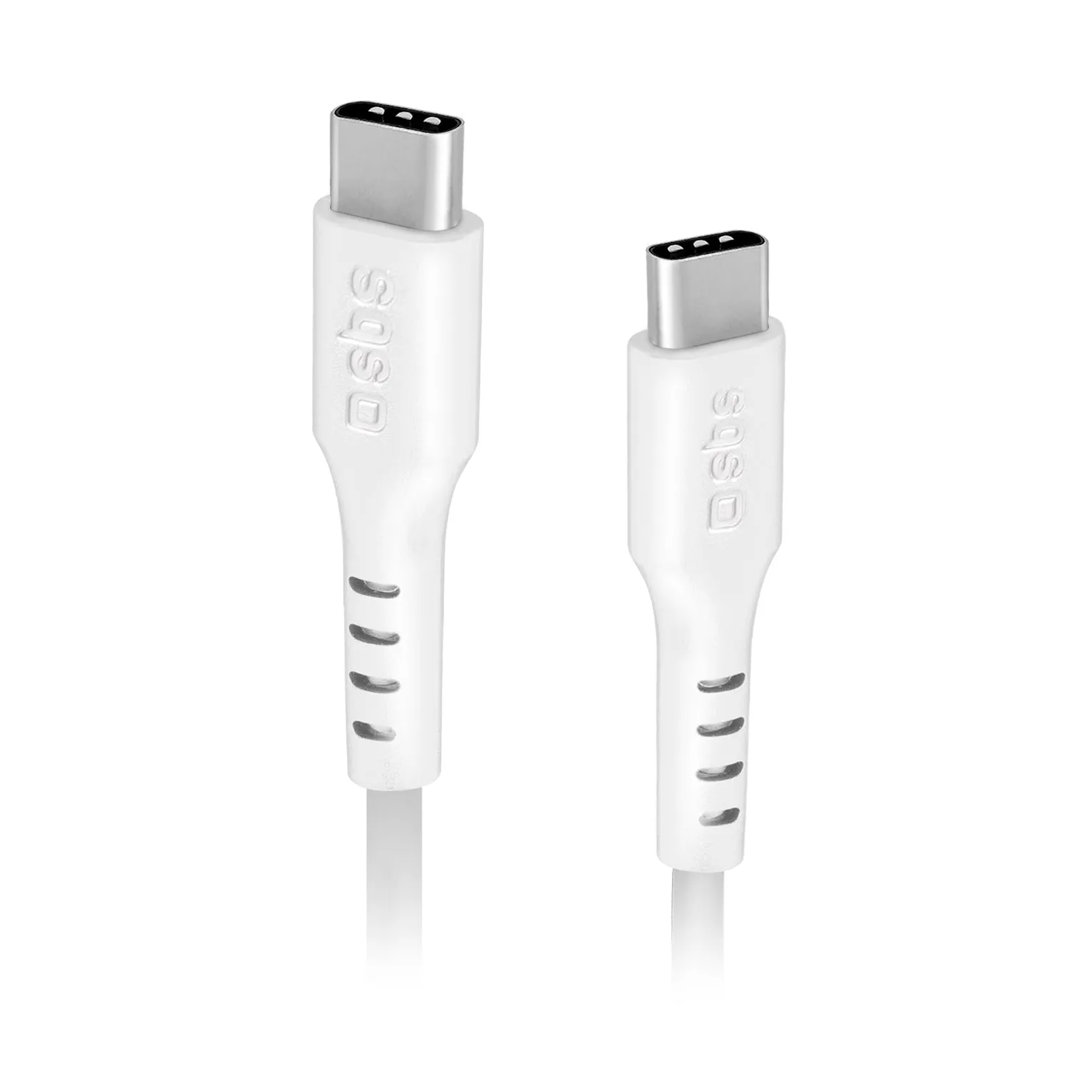 SBS USB-C Kabel 1,5 m Schwarz Silikon Schnellladung