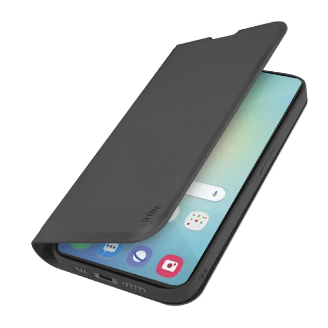 SBS Wallet Smooth Samsung Galaxy S25 Handyhülle Schwarz Klapp