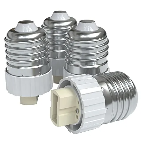 EAZY CASE E27 auf G9 Lampensockel Adapter Weiß 4er