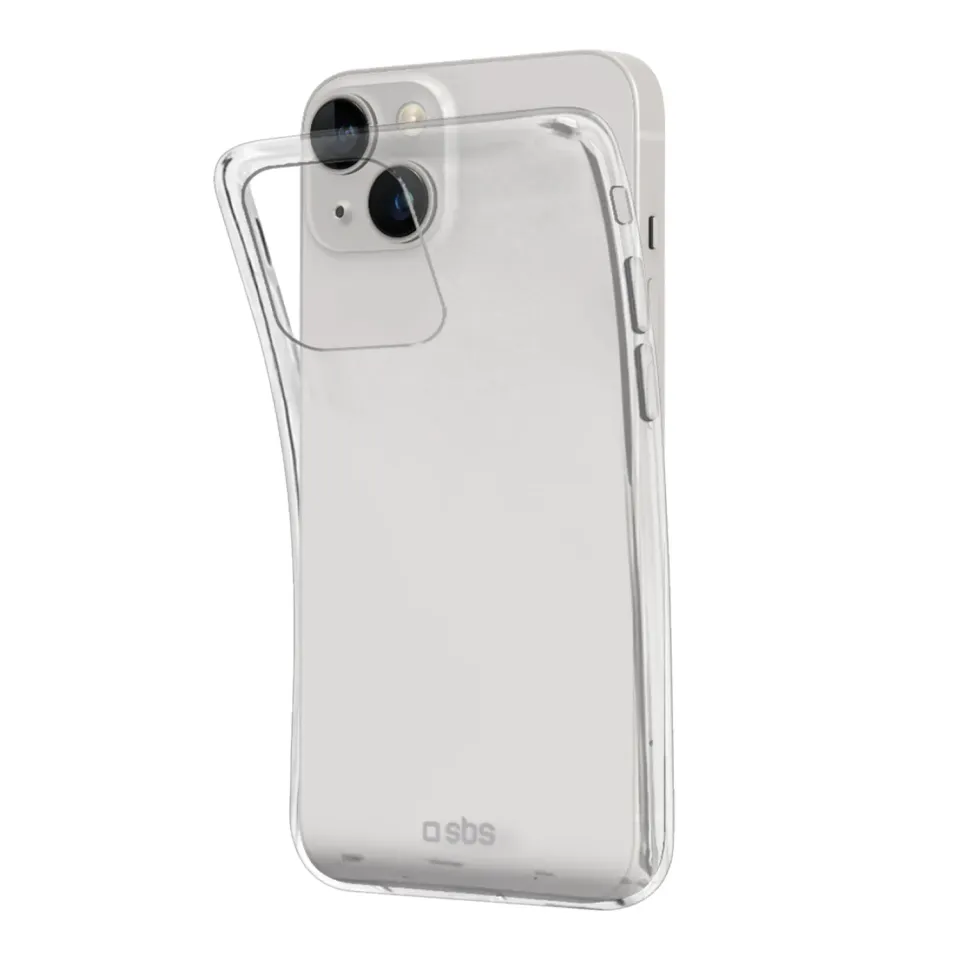 SBS iPhone 15 Plus/14 Plus Hülle transparent Skinny dünn