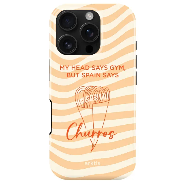 arktis iPhone 16 Pro Hülle Churros MagSafe Print