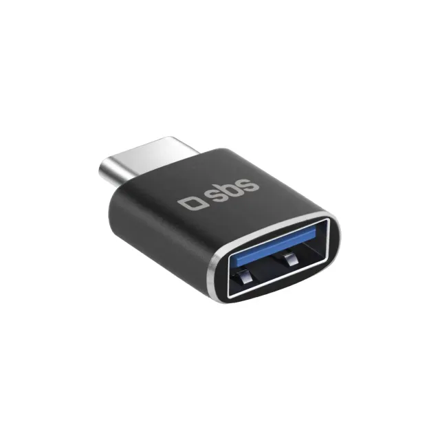 SBS USB-C auf USB Adapter OTG kompakt Schwarz