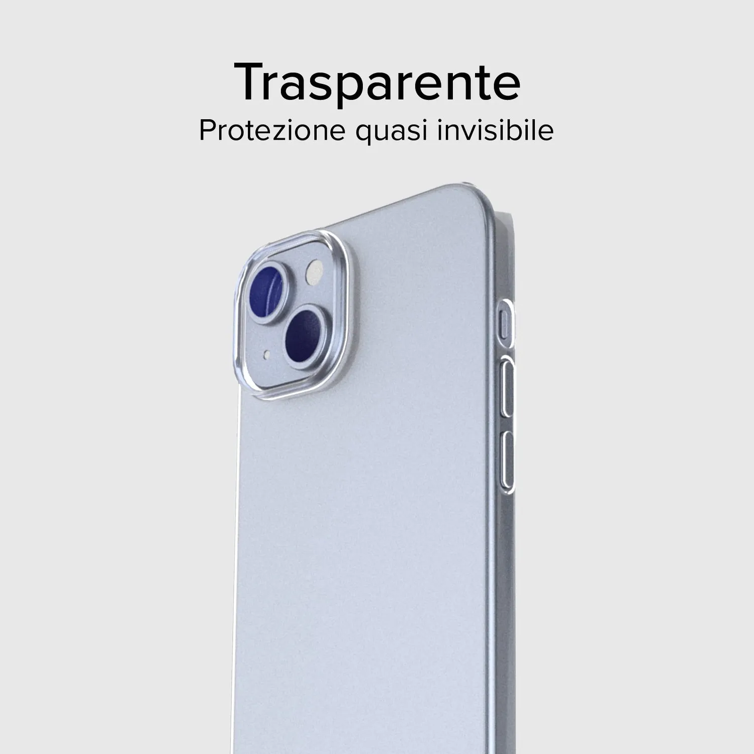 SBS iPhone 15 Plus/14 Plus Hülle transparent Skinny dünn
