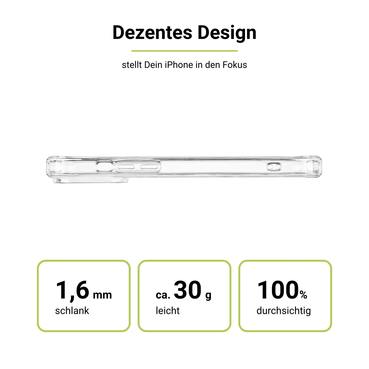 Artwizz ClearClip Charge iPhone 15 Pro Max Hülle MagSafe