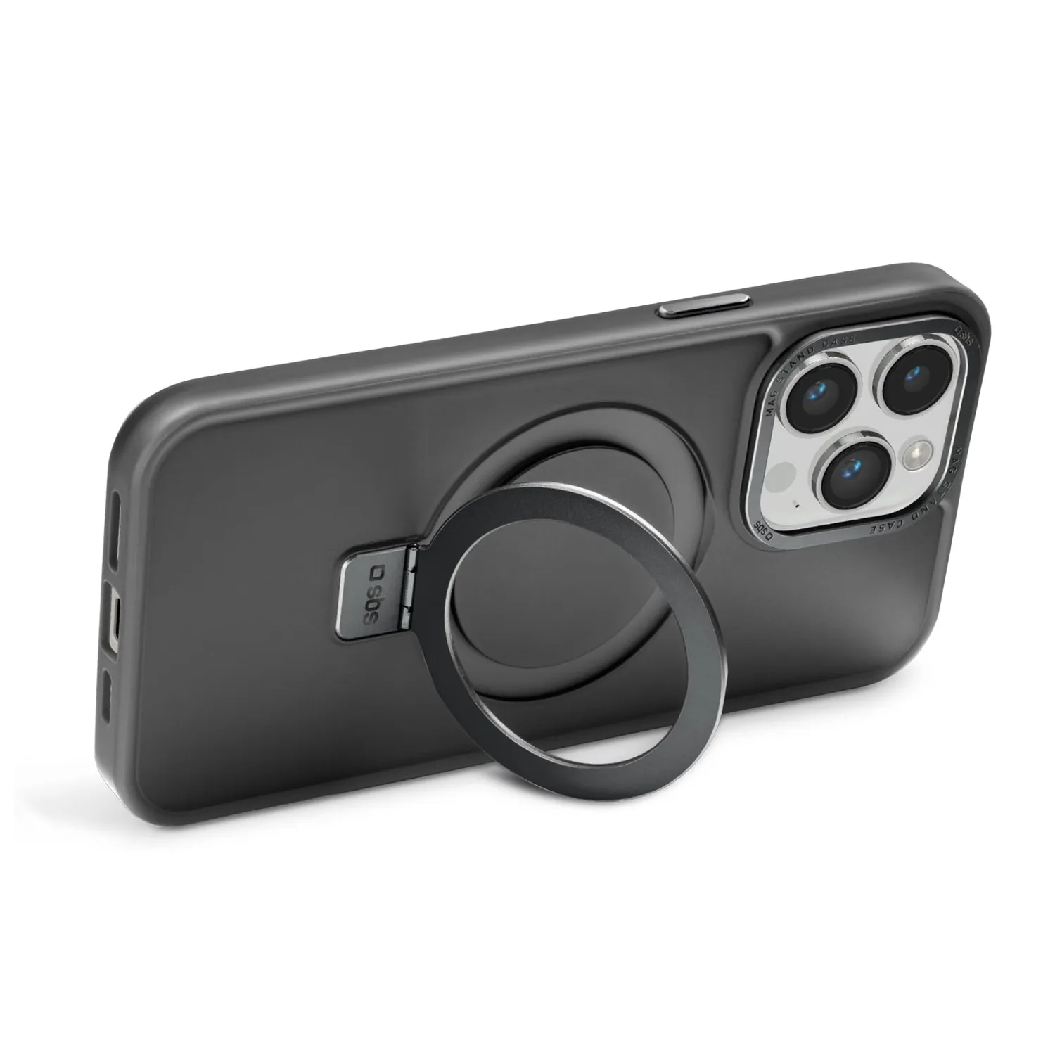 SBS Mag Stand iPhone 14 Pro Max Hülle Schwarz MagSafe