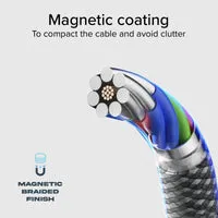 SBS USB-C Ladekabel 1 m magnetisch 60W