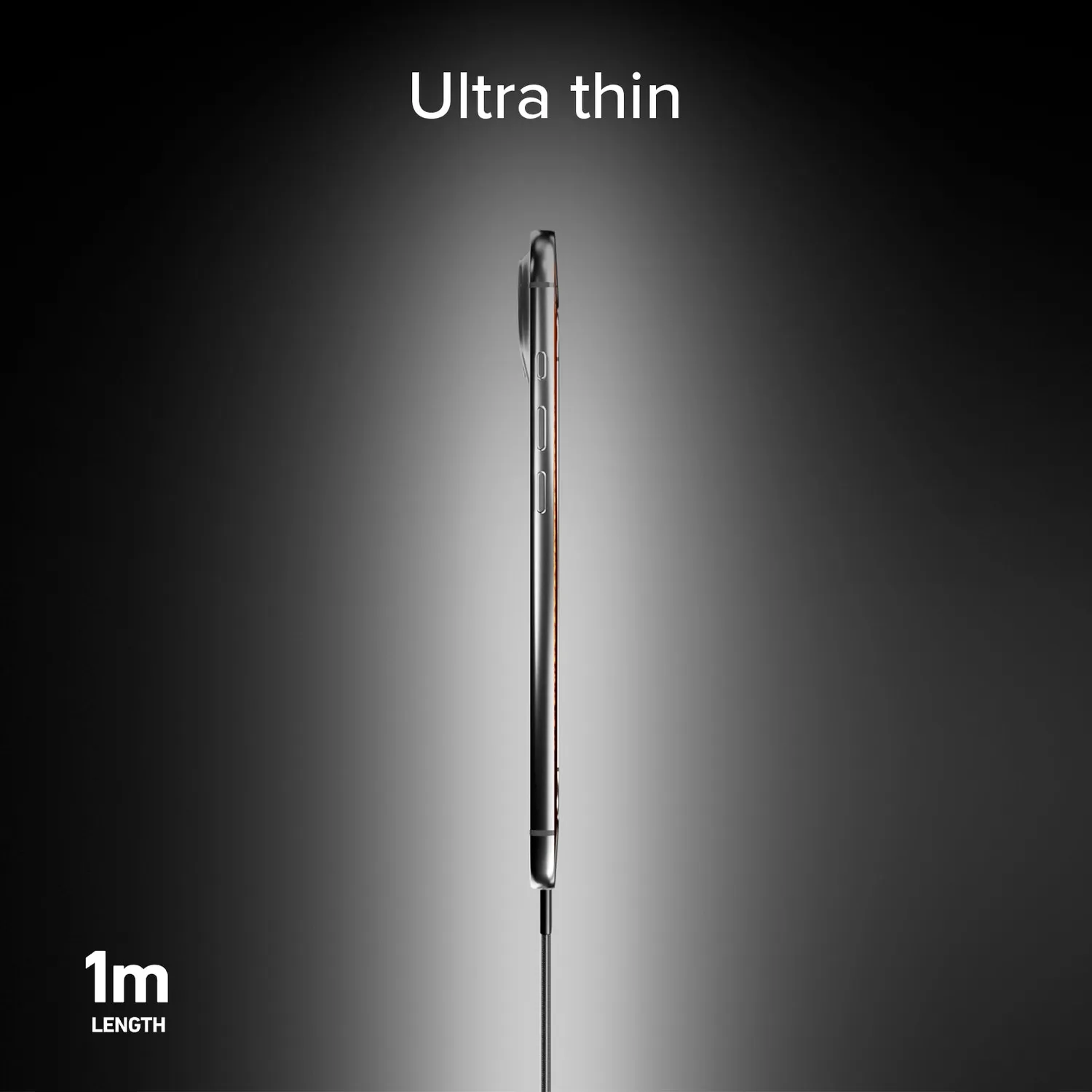 SBS USB-C 2.0 Ladekabel 1m Schwarz 60W Schnellladung