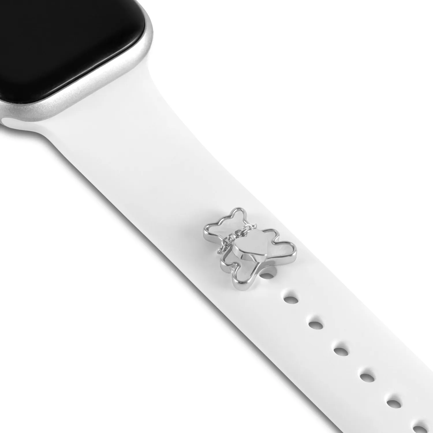 arktisband Apple Watch Charms Teddy Edelstahl