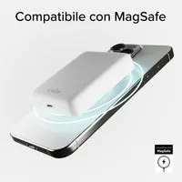 SBS 5000 mAh Powerbank kabellos MagSafe 15W