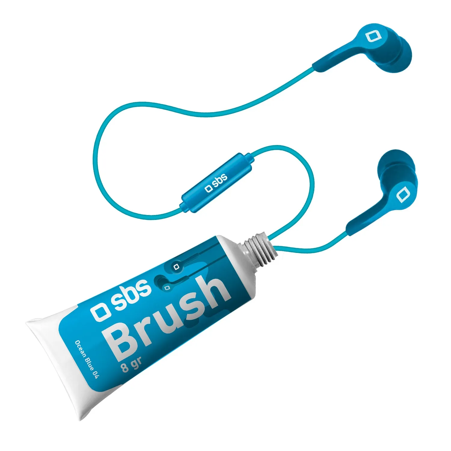 SBS Brush In-Ear Kopfhörer 3,5mm Klinke Mikrofon