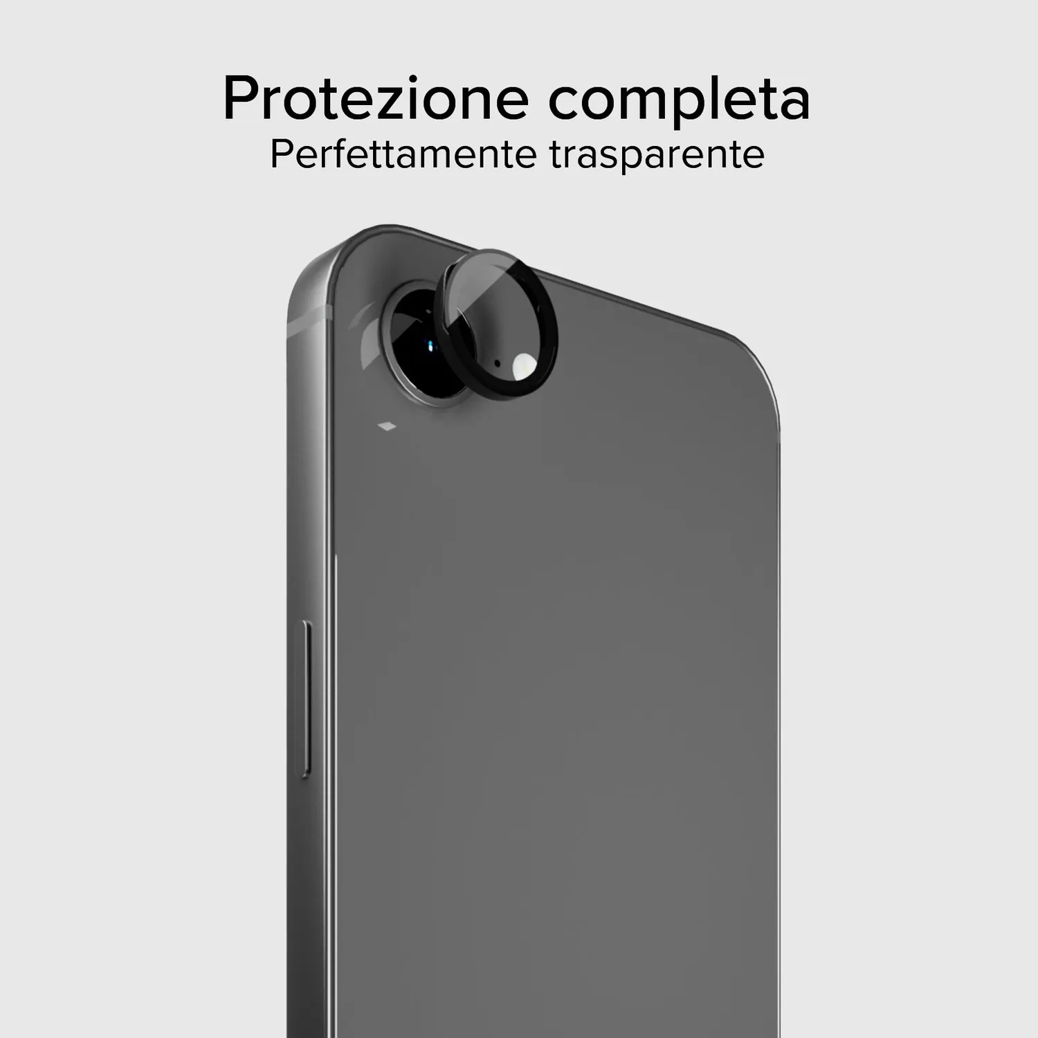 SBS Kameraschutz iPhone 16e/17e Schutzglas schwarz 9H