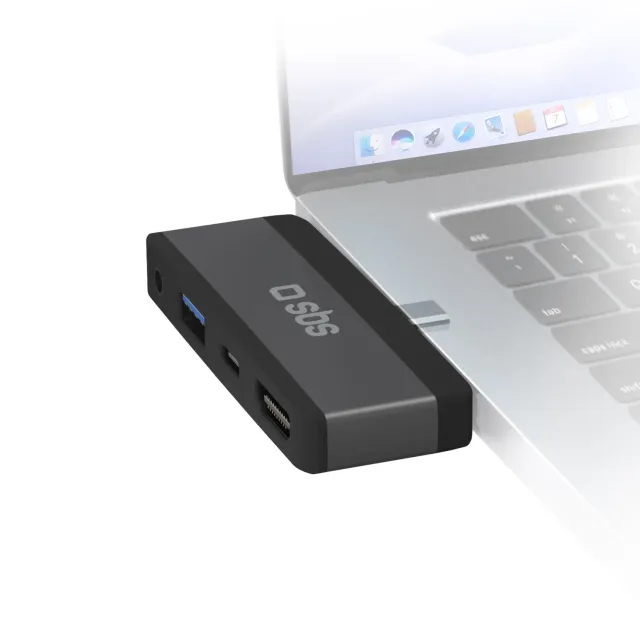 SBS 4-in-1 USB-C Hub HDMI 4K PD 100W