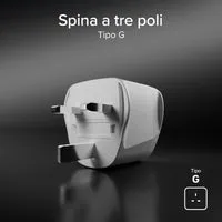 SBS Reiseadapter UK universal 2500W Typ G